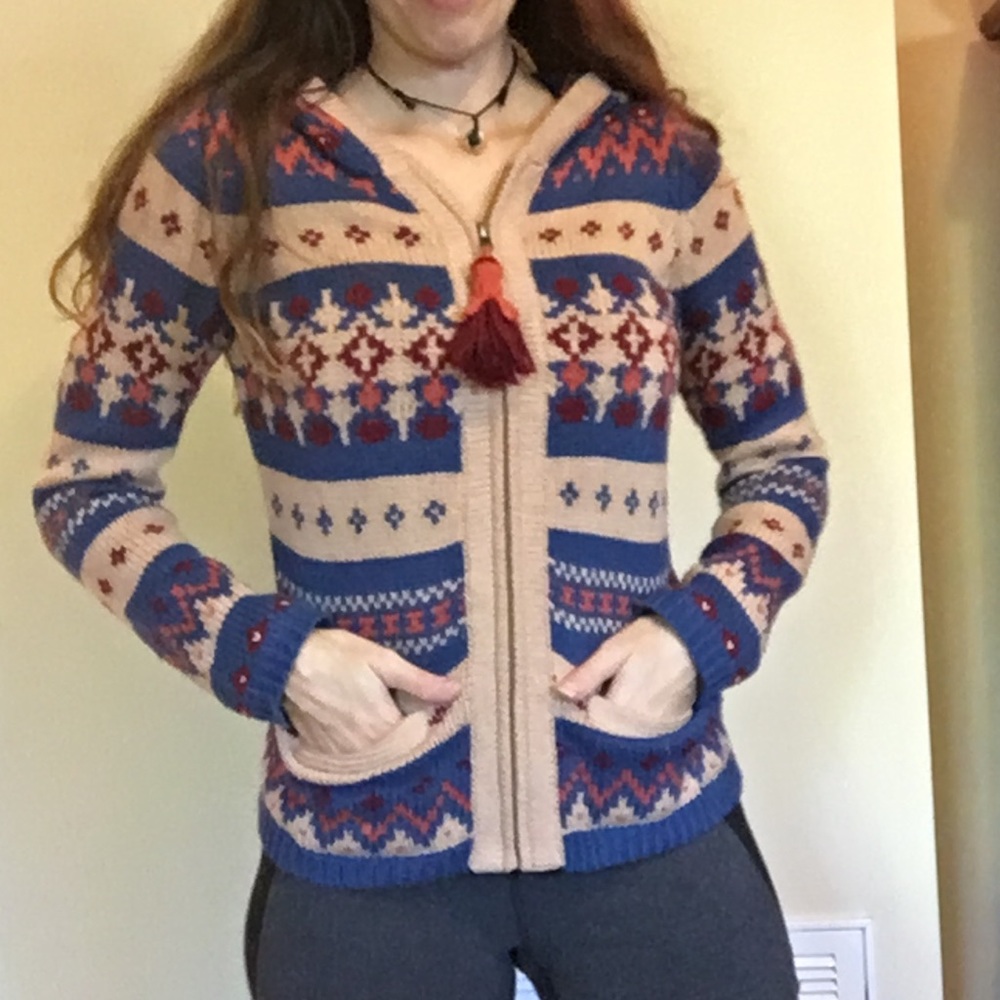 LAST CHANCE! Anthropology full zip sweater