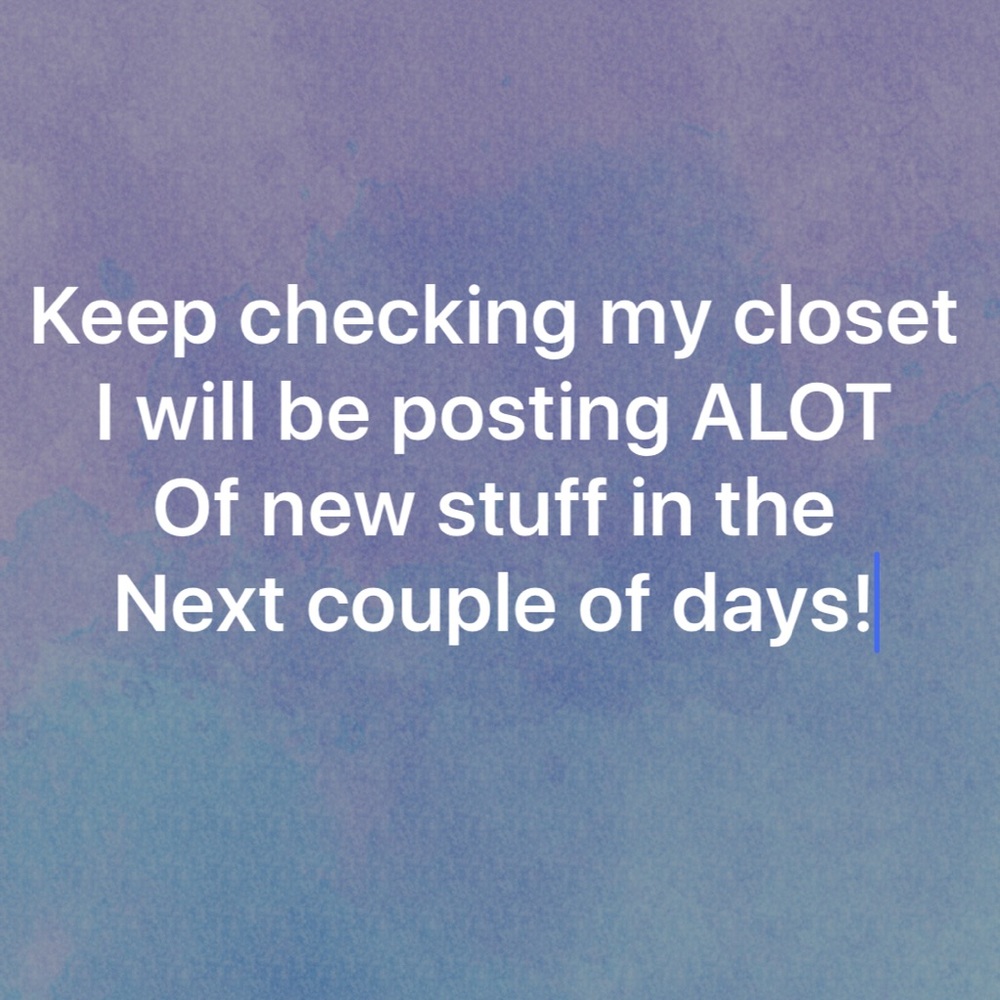New items coming!!