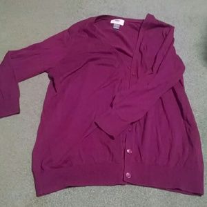 Old Navy Purple Cardigan