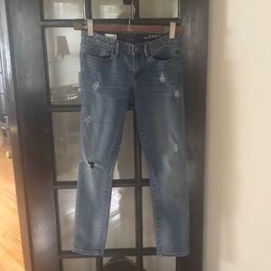 Gap always skinny distressed jean