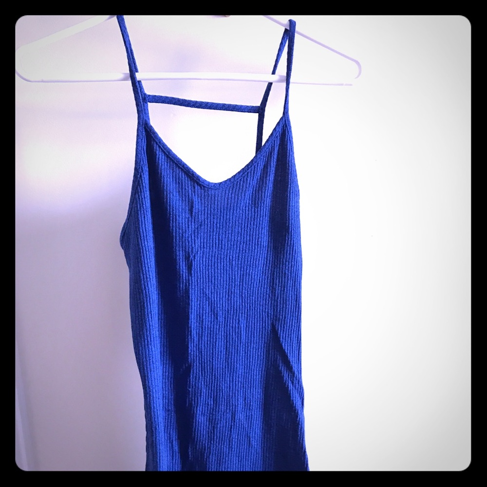 Blue top shop summer dress