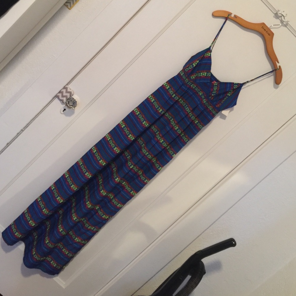 Blue eight sixty maxi dress