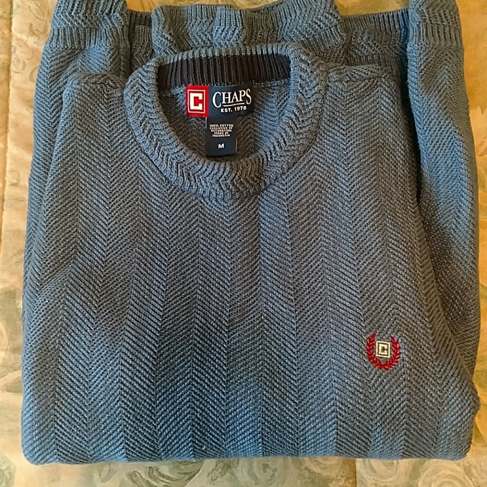 Chaps sweater, Men's medium but pretty large.