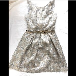 Embellished Jacquard Sheath Dress