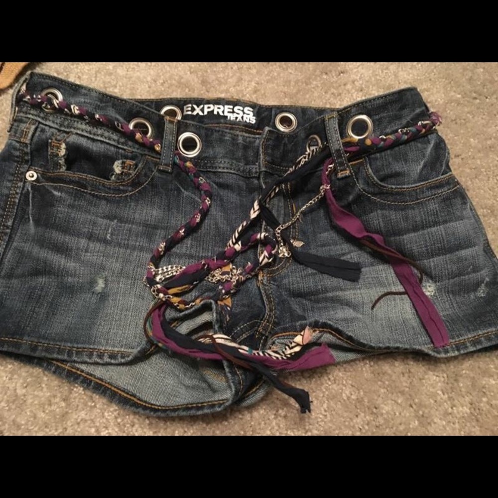 Women's jean shorts