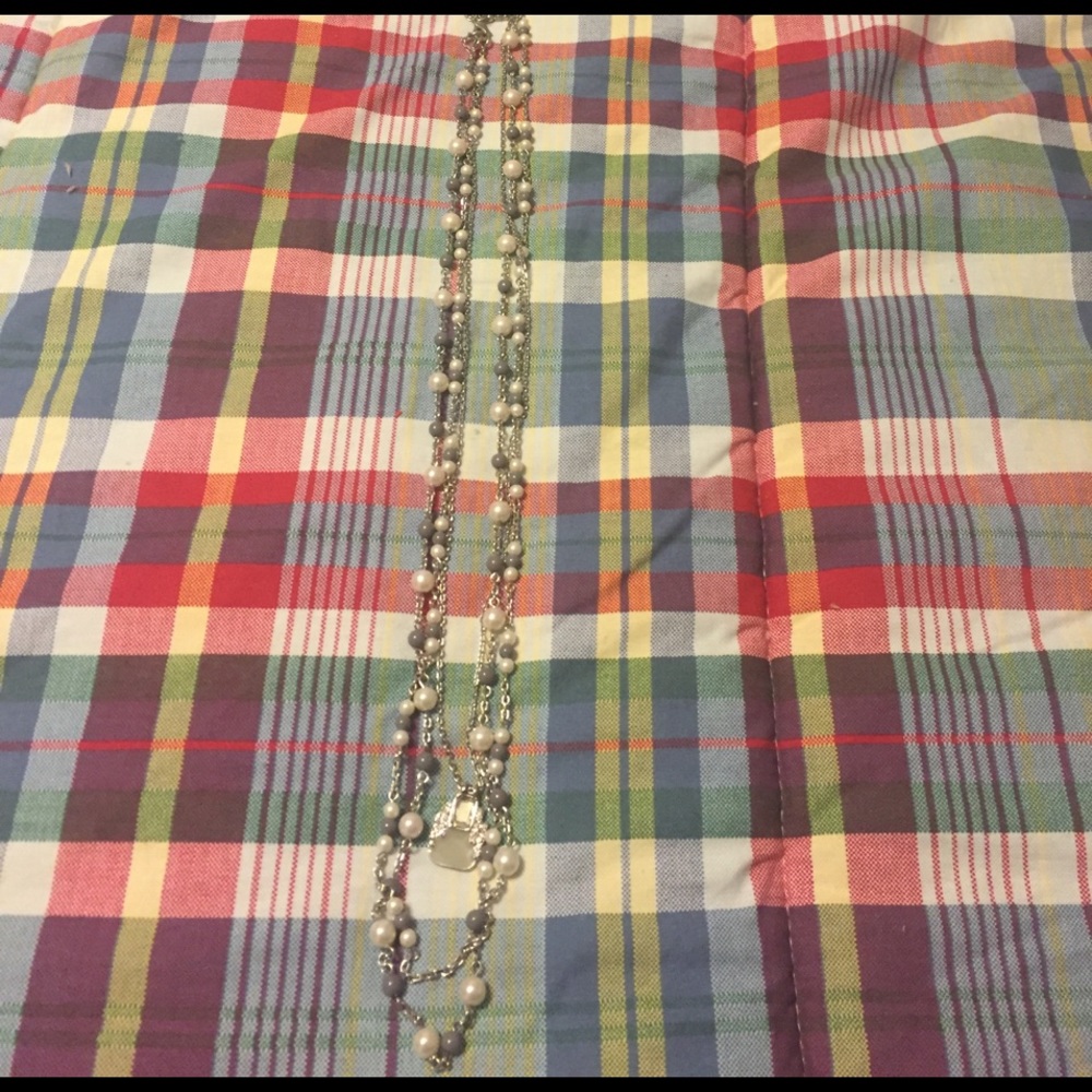 Lia Sophia Long Pearl Necklace