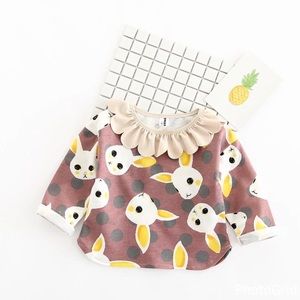 ⭐ NEW Cotton Bunny Top in Rose