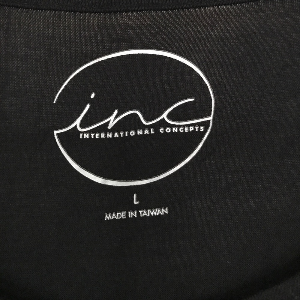 INC Colorblock top, Large - Picture 3 of 6