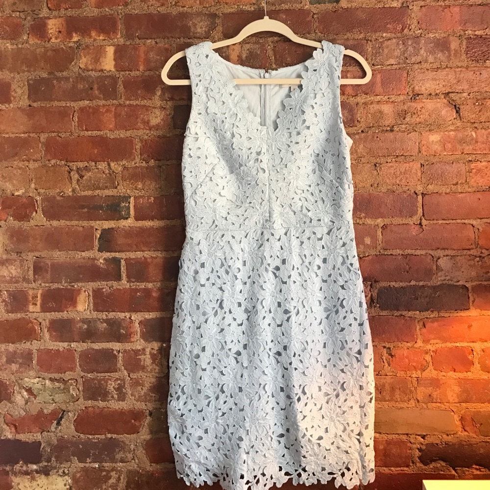 Ann Taylor loft baby blue dress