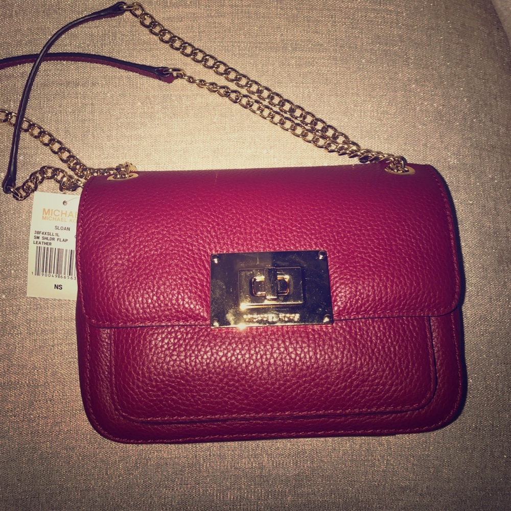 Michael Kors Sloan cherry cross body bag