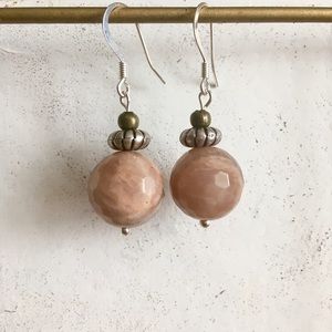 Moonstone earrings