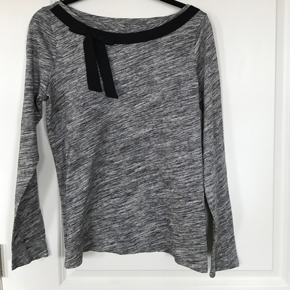 LOFT Shirt with bow detail, Medium