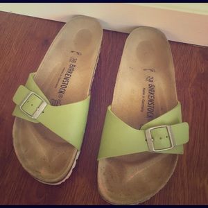 Green sandals