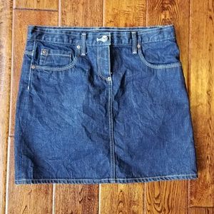 Jcrew classic denim mini