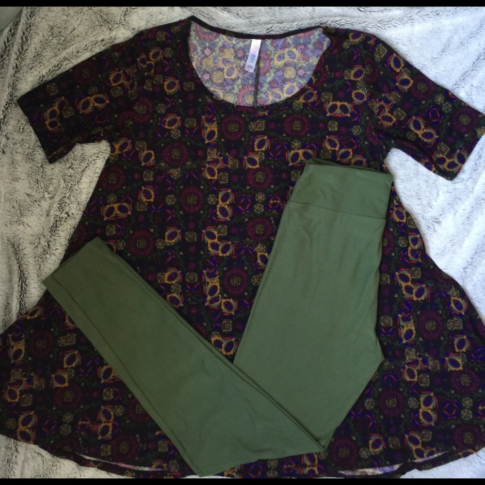 Lularoe outfit XS Perfect T & OS Leggings