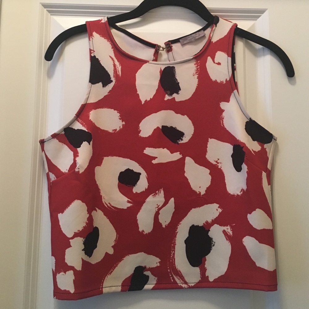 Zara open back crop too