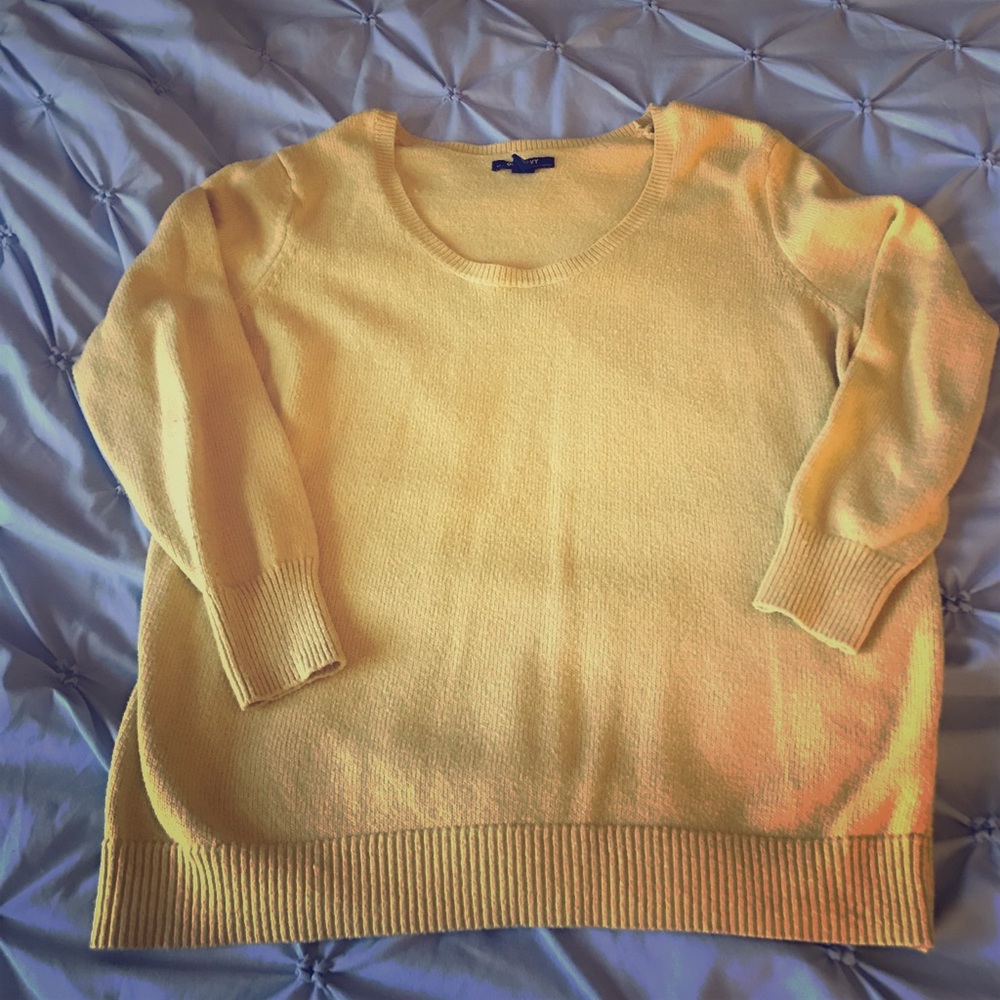 Men's Old Navy Yellow Sweater