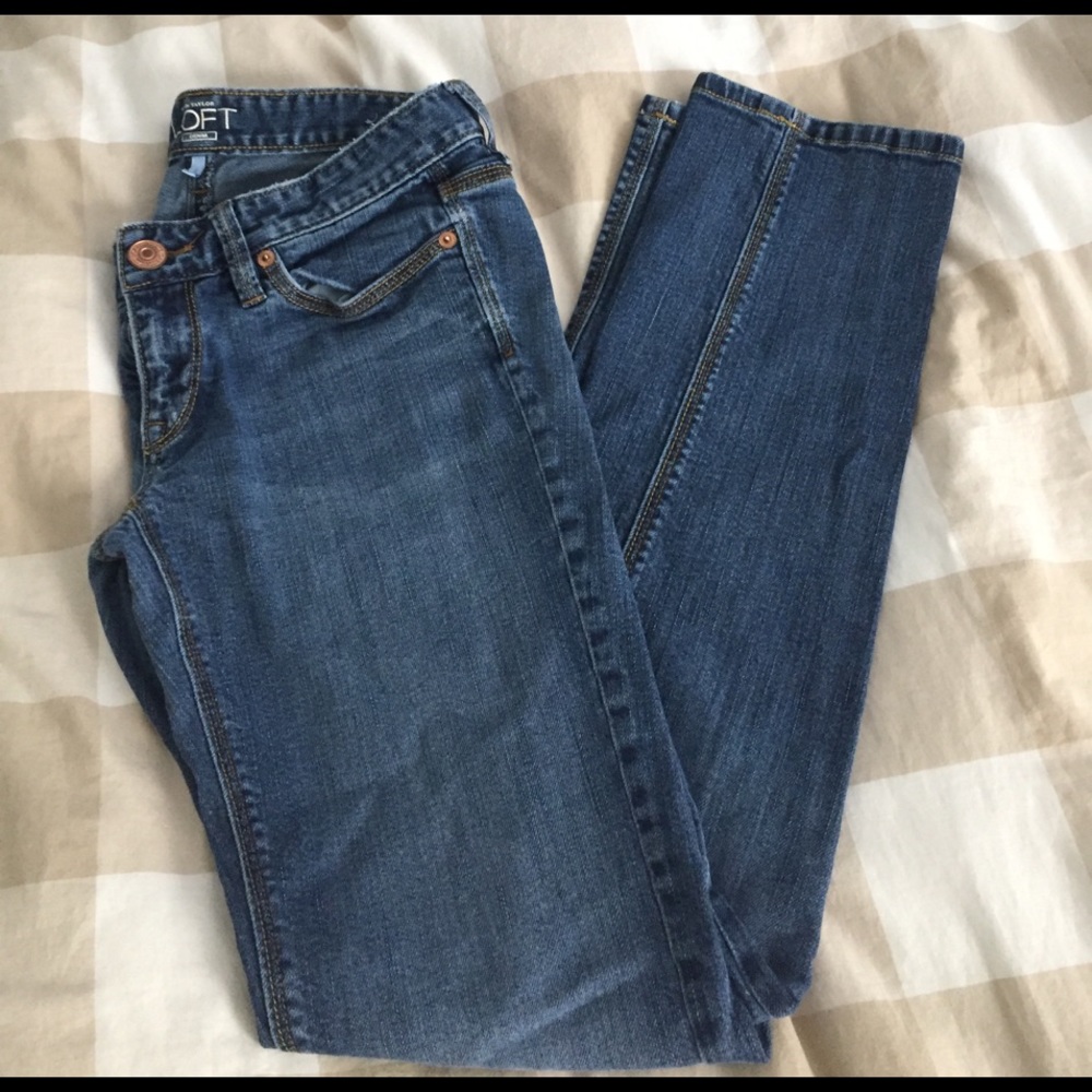 Loft modern slim jeans size 26/2