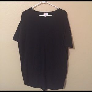 LuLaRoe XS Solid Black Irma Worn Once
