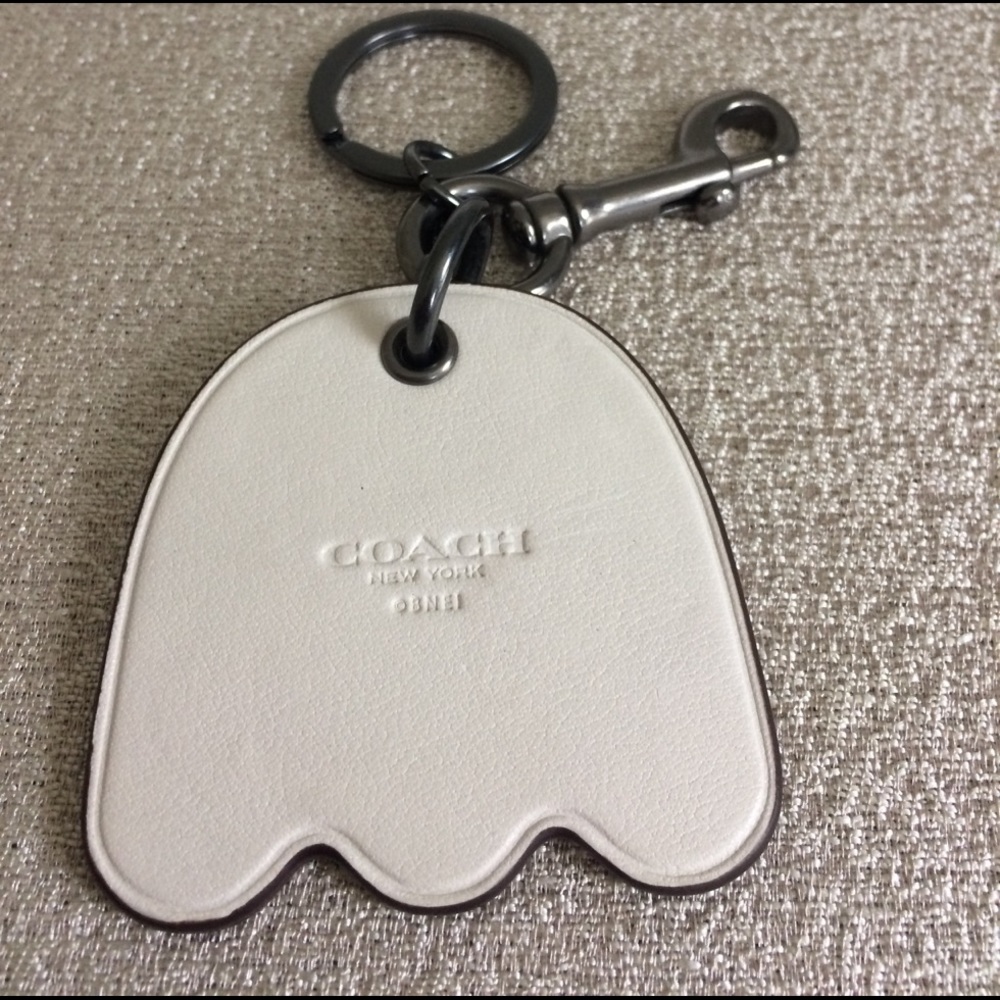 👻Limited Edition Coach Pac Man Ghost Bag Charm - Picture 4 of 5