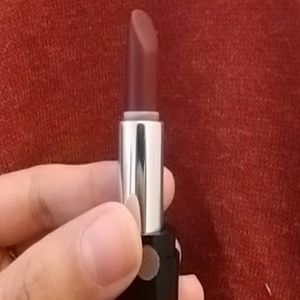 Burgundy lipstick