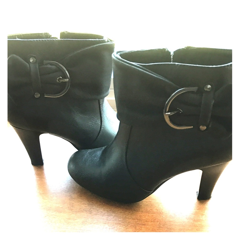 Black Bow Booties