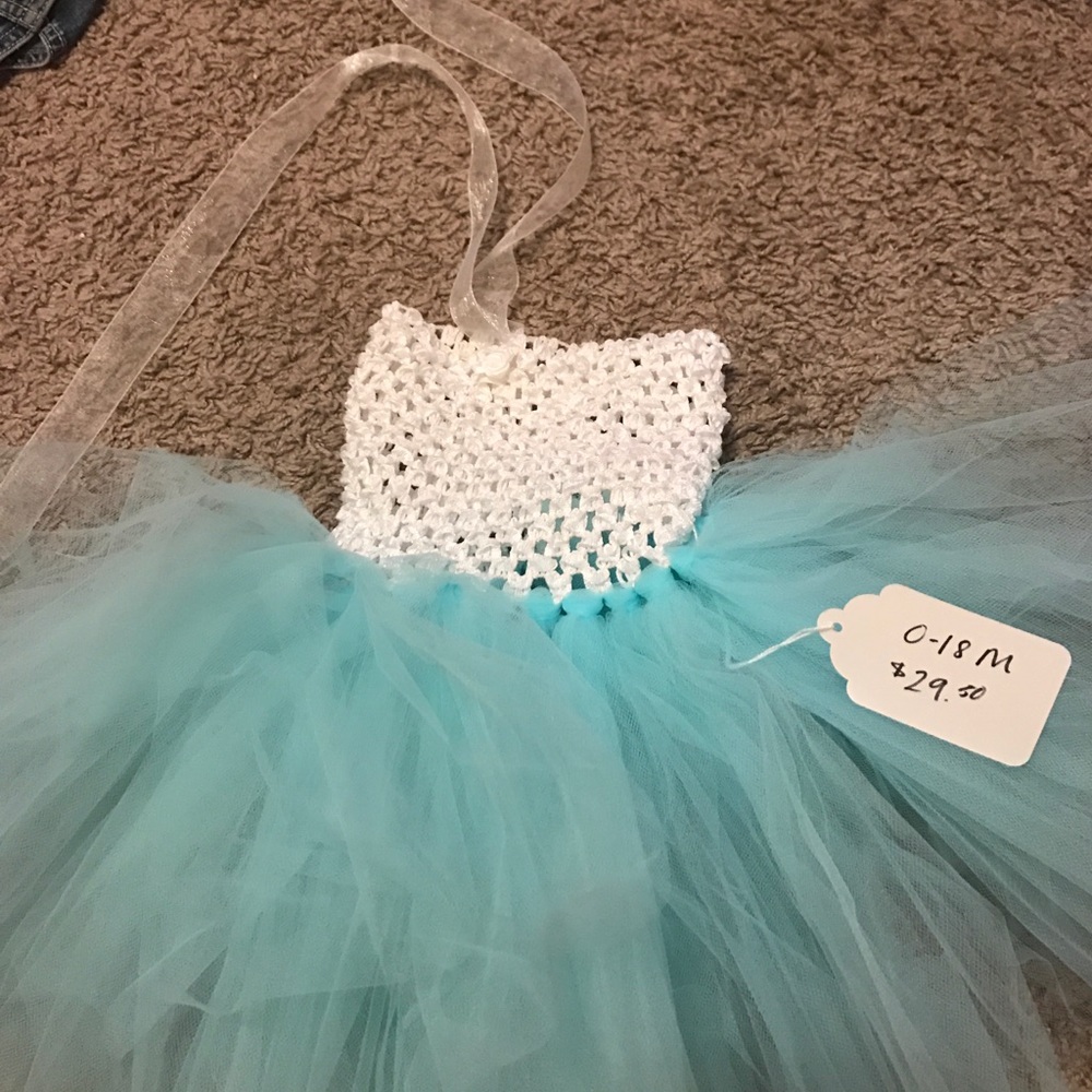 One piece infant tutu dress. Handmade.