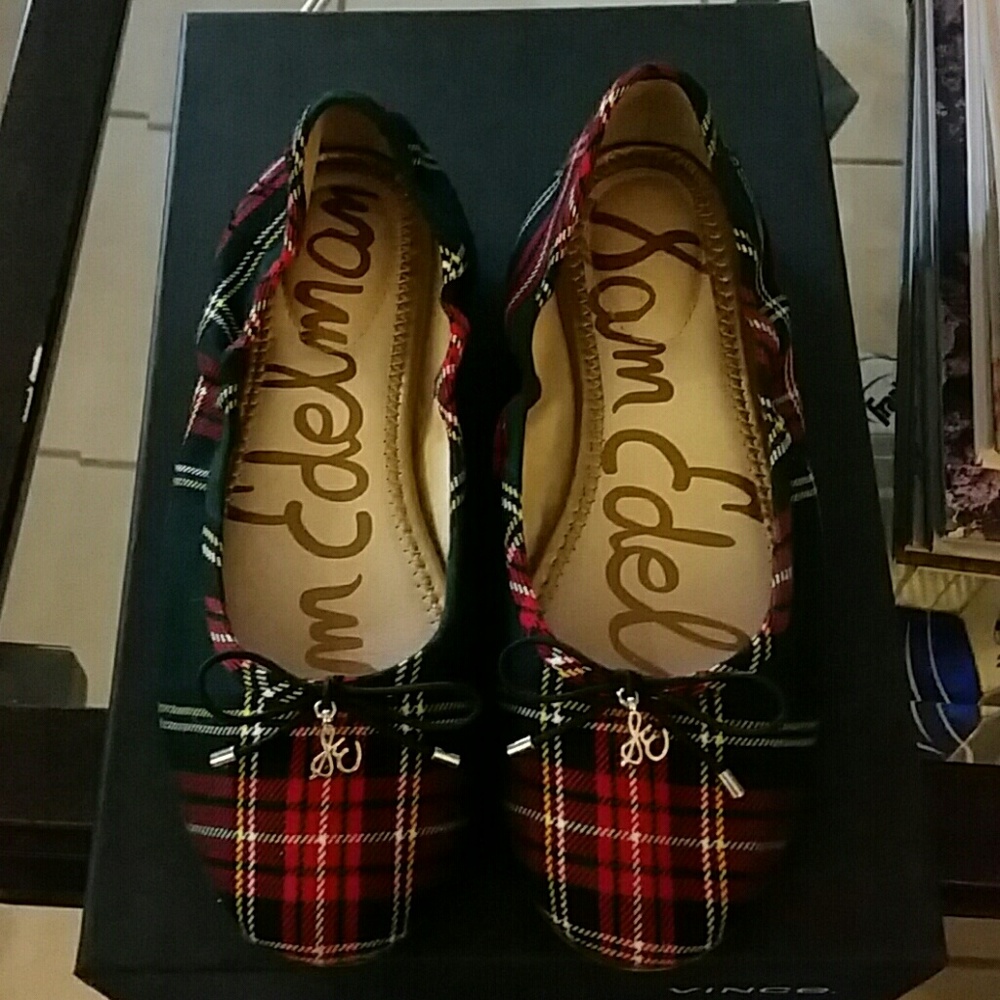 Sam Eldenman Plaid Flats