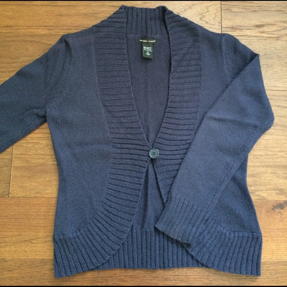 Navy Blue Cardigan