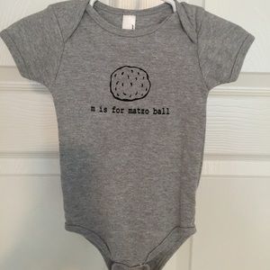 M is for Matzo Ball Onesie