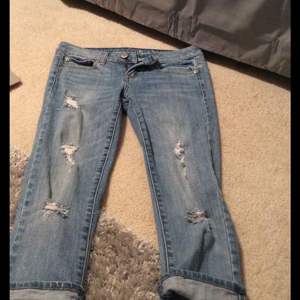 American eagle jean capris