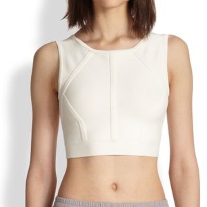 BCBGMAXAZRIA white crop top