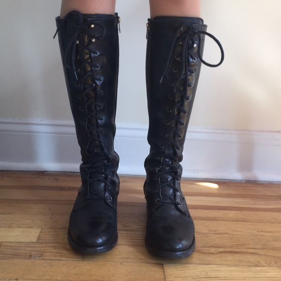 Frye Shoes - Frye Tall Melissa Lace Boot