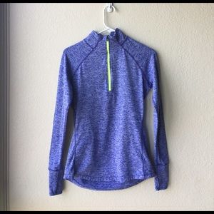 Athletic half zip pullover