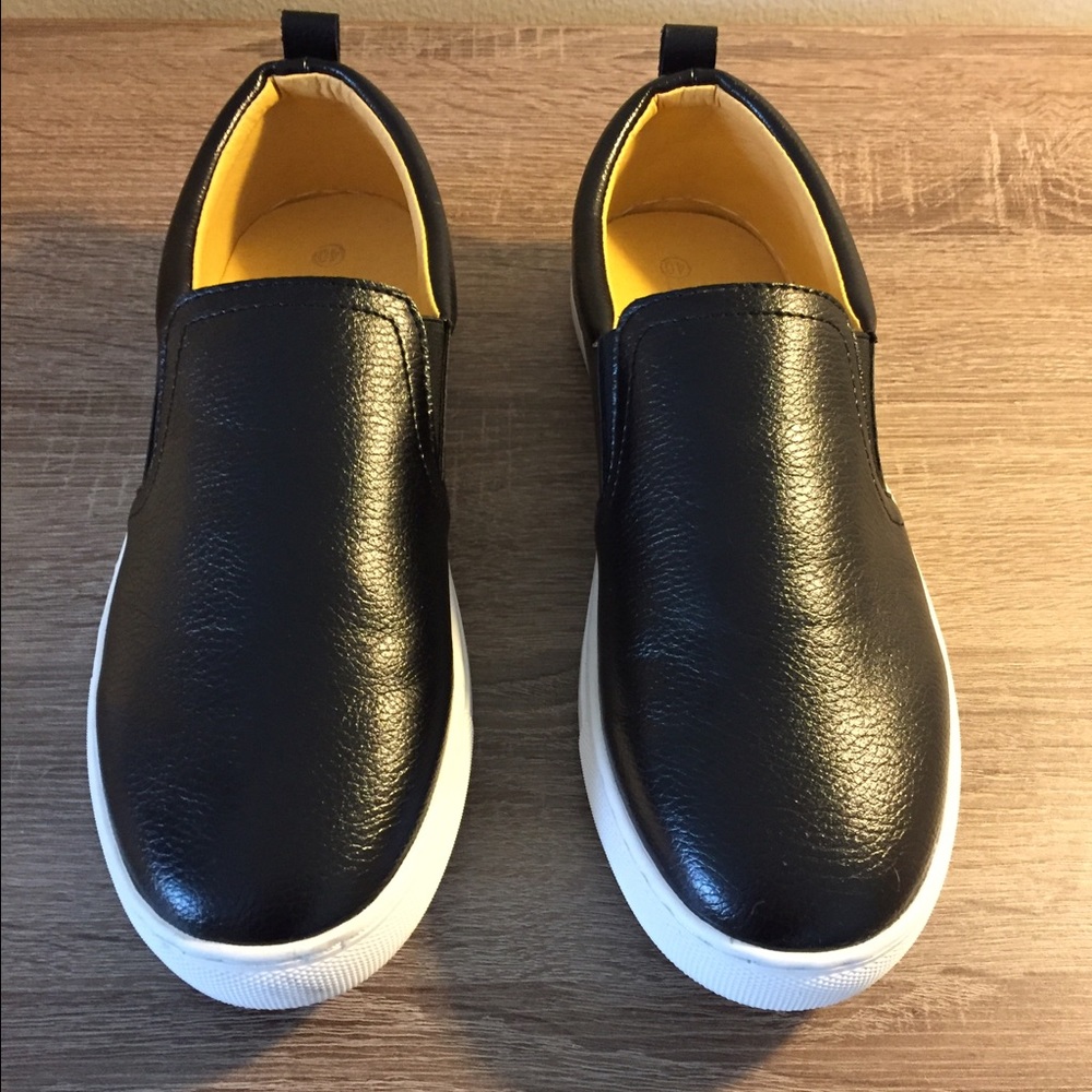 Women's Black Slip Ons