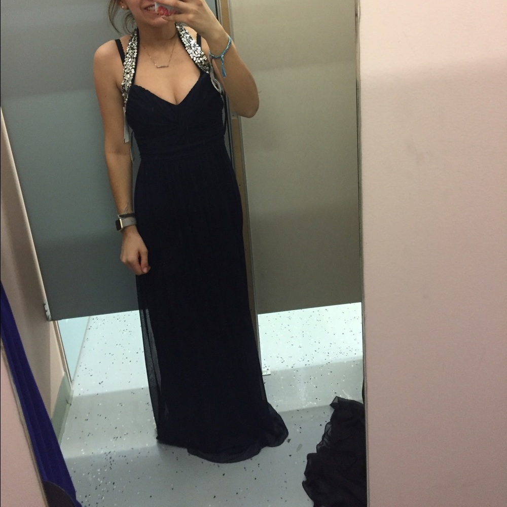 Dark Blue Prom Dress