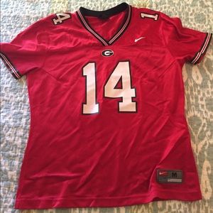 Georgia bulldogs ladies jersey size medium