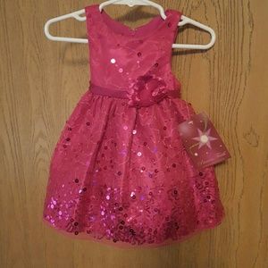 Princess Faith New with tags 12 month pink dress