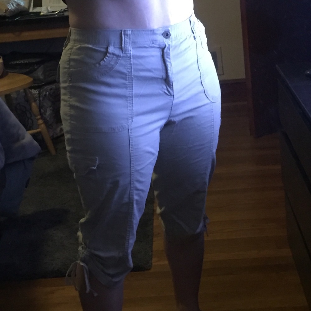 Cato cargo high waisted capris