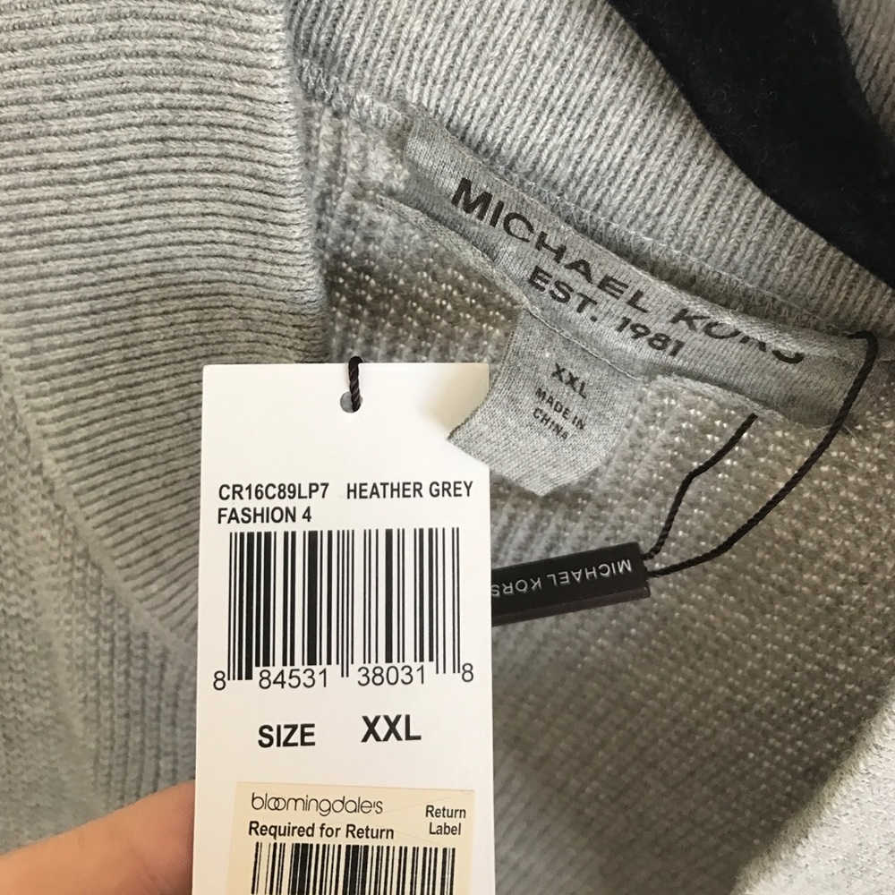 Michael Kors zip up sweater