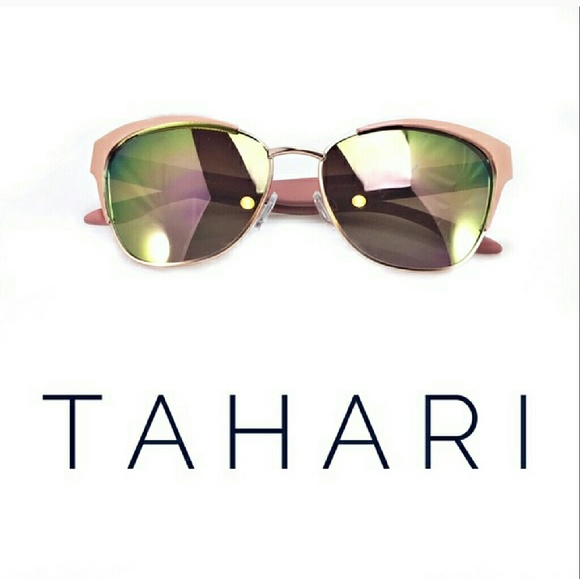 🎉SOLD🎉Tahari Mirror Cat Eye Sunglasses - Picture 1 of 7