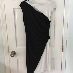 Ralph Lauren black and white dress