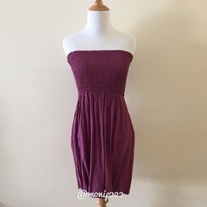 SOLD Mauve tube top summer dress