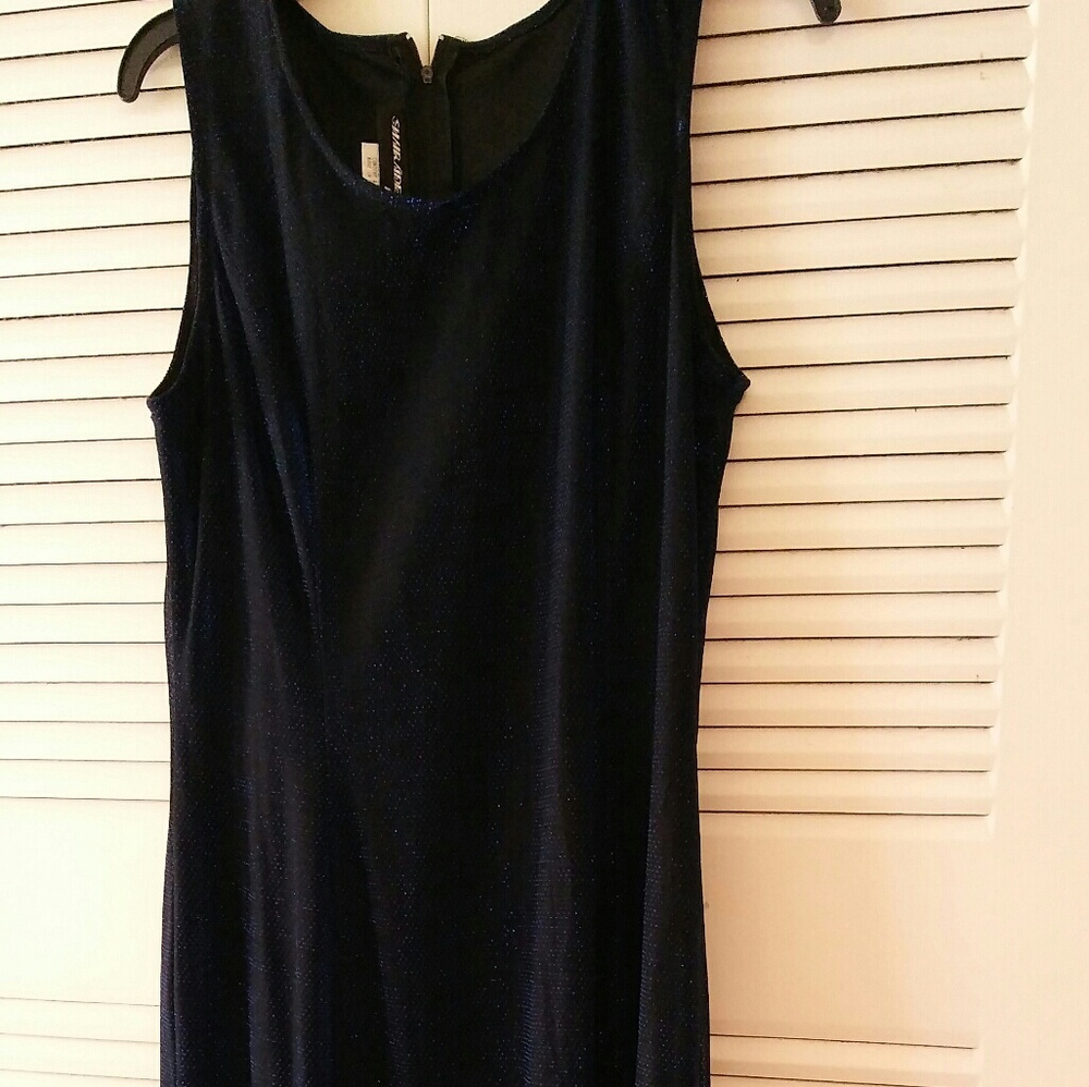 Formal Colbalt Blue Sleeveless Dress 12