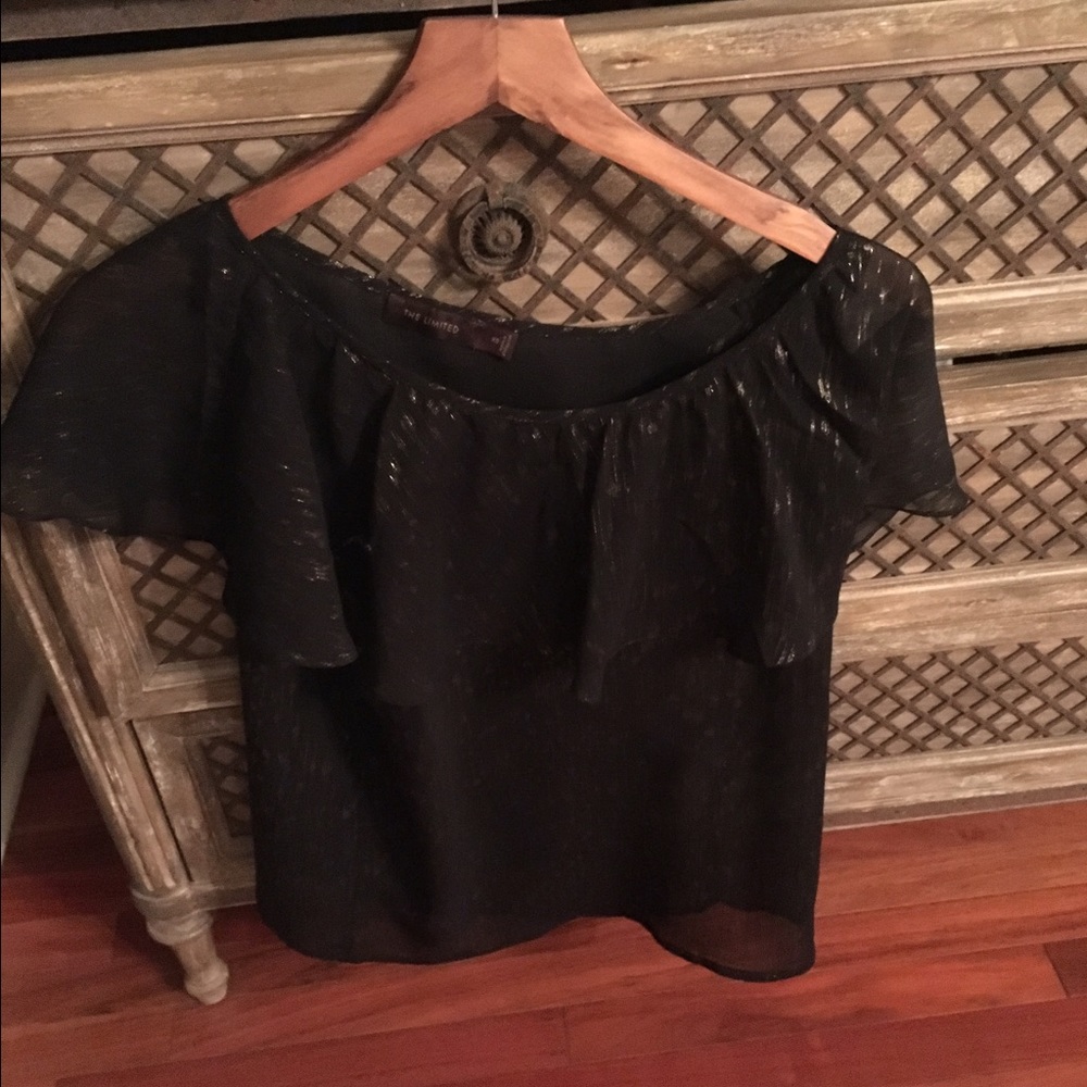 Black evening top