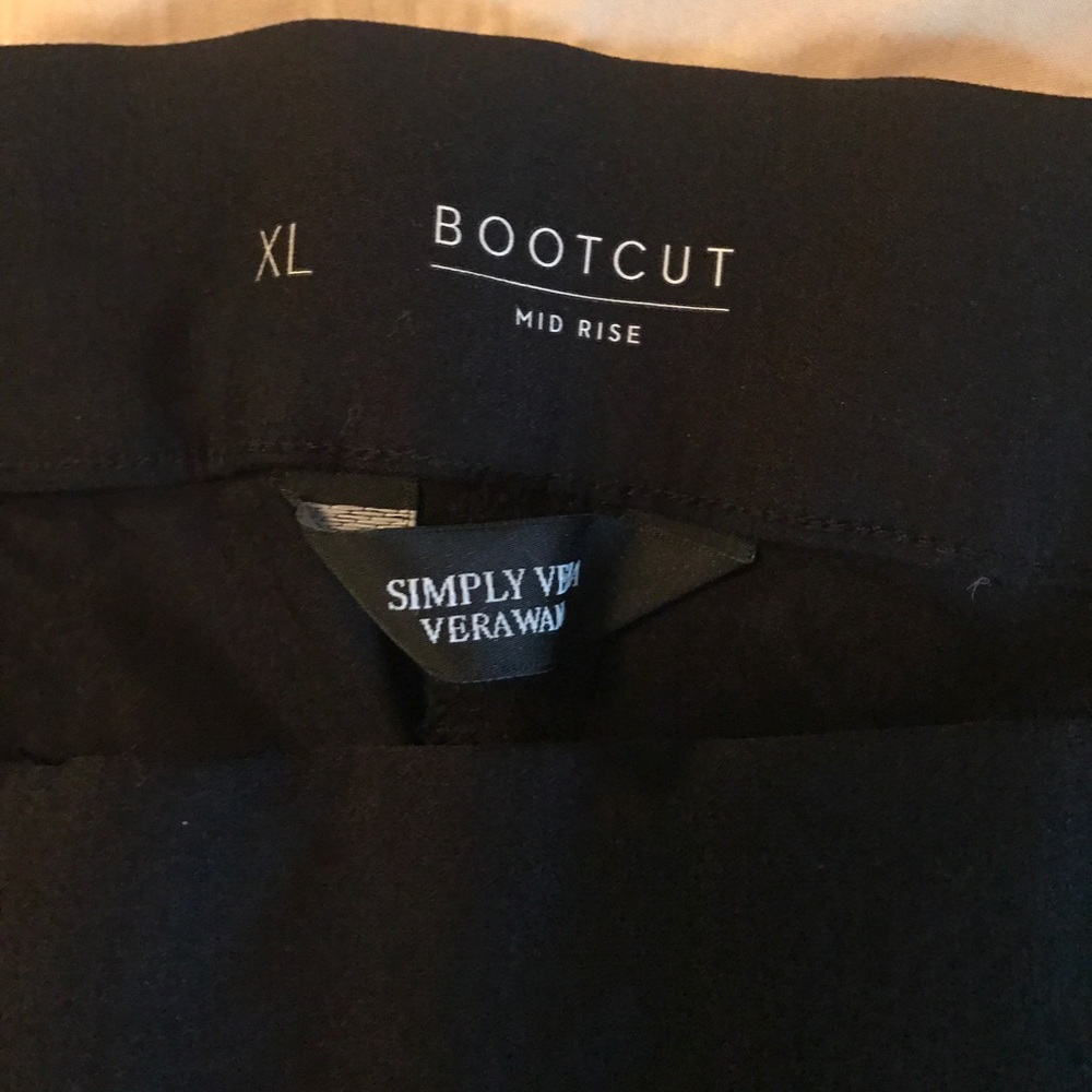 XL Vera Wang bootcut dress pant