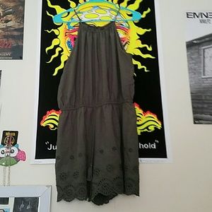 MOSSIMO-OLIVE ROMPER