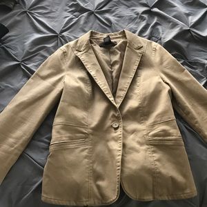 Calvin Klein khaki color and material blazer