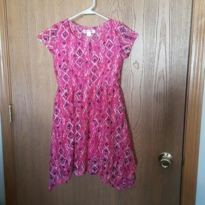 Girls 7/8 xhilaration dress tribal design