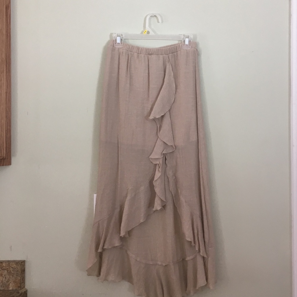 Tan skirt